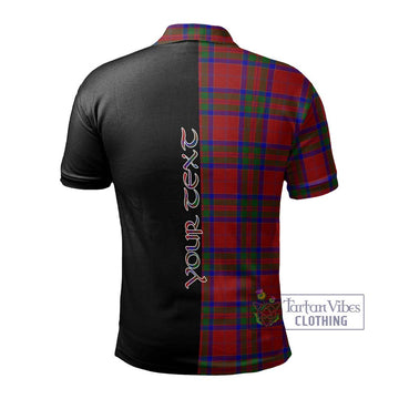 MacGillivray (McGillivray) Tartan Polo Shirt with Family Crest and Half Of Me Style