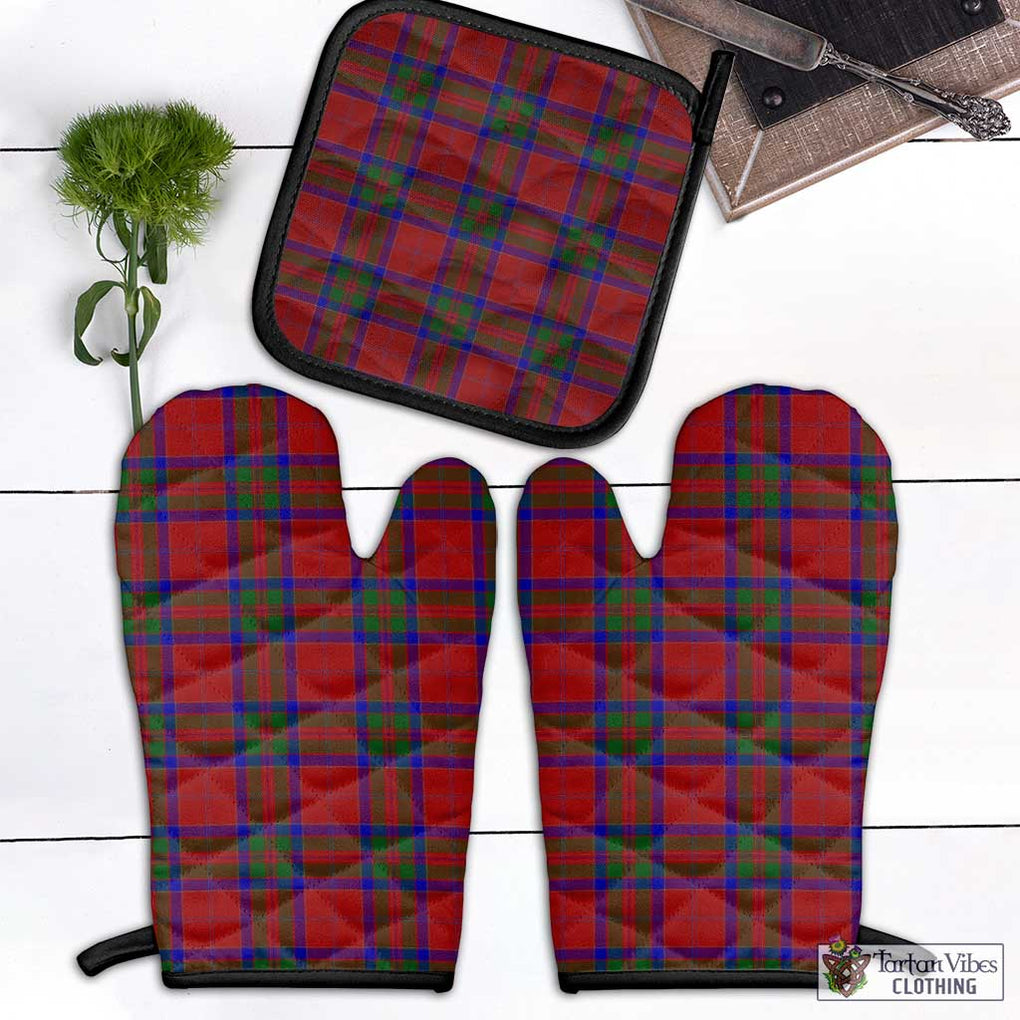 MacGillivray (McGillivray) Tartan Combo Oven Mitt & Pot-Holder Combo 1 Oven Mitt & 1 Pot-Holder Black - Tartan Vibes Clothing