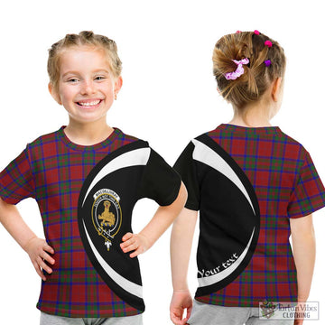 MacGillivray (McGillivray) Tartan Kid T-Shirt with Family Crest Circle Style