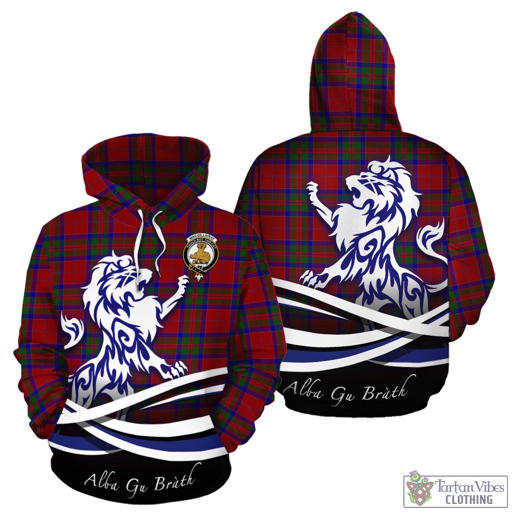 MacGillivray (McGillivray) Tartan Hoodie with Alba Gu Brath Regal Lion Emblem - Tartan Vibes Clothing
