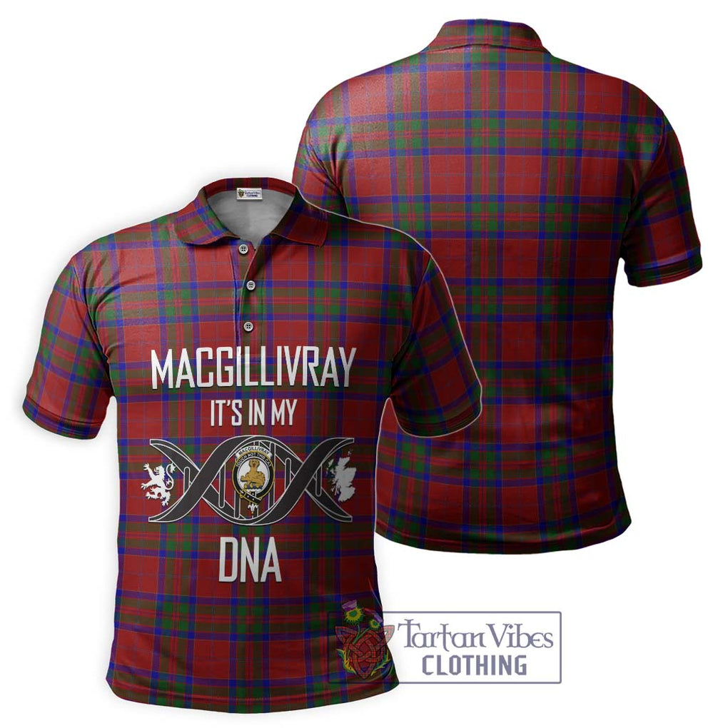 MacGillivray (McGillivray) Tartan Polo Shirt with Family Crest DNA In Me Style - Tartan Vibes Clothing