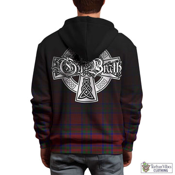 MacGillivray (McGillivray) Tartan Hoodie Featuring Alba Gu Brath Family Crest Celtic Inspired