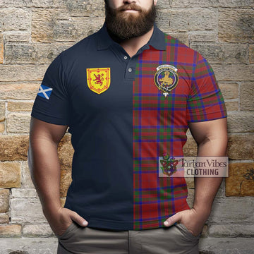 MacGillivray (McGillivray) Tartan Polo Shirt Alba with Scottish Lion Royal Arm Half Style