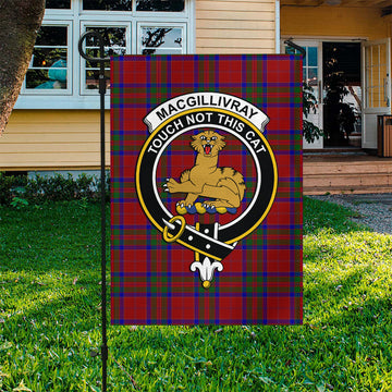 MacGillivray (McGillivray) Tartan Garden Flag with Family Crest