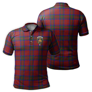 MacGillivray (McGillivray) Tartan Men's Polo Shirt with Family Crest