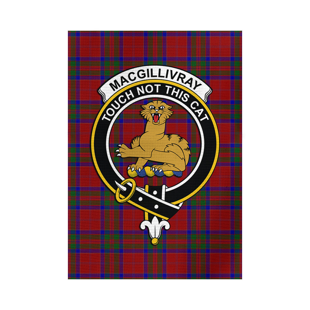 MacGillivray (McGillivray) Tartan Flag with Family Crest - Tartan Vibes Clothing