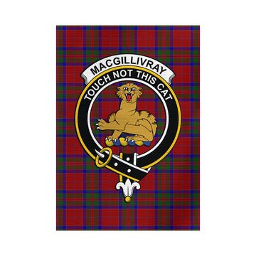 MacGillivray (McGillivray) Tartan Garden Flag with Family Crest