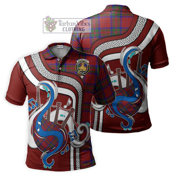 MacGillivray (McGillivray) Tartan Polo Shirt with Epic Bagpipe Style