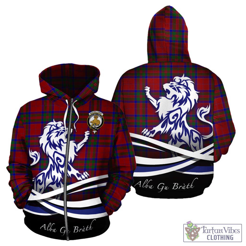 MacGillivray (McGillivray) Tartan Hoodie with Alba Gu Brath Regal Lion Emblem - Tartan Vibes Clothing