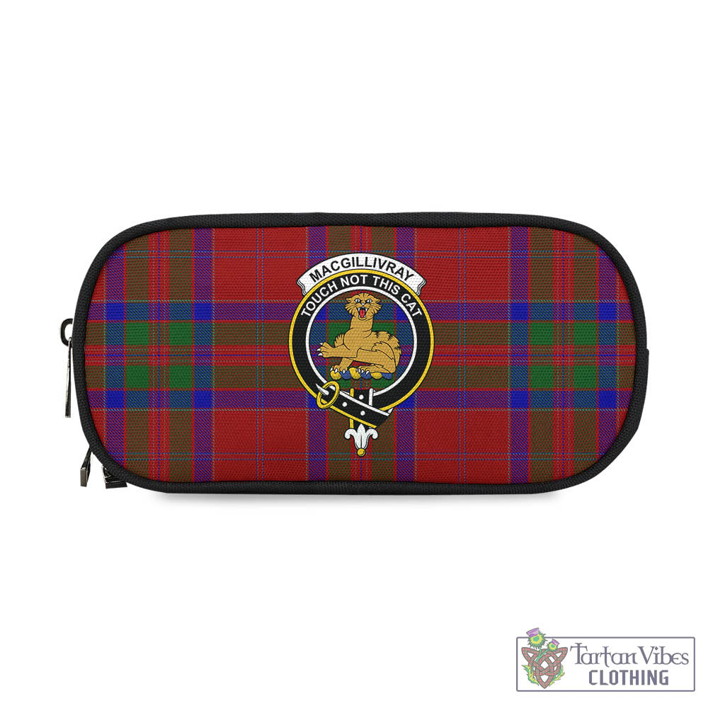 Tartan Vibes Clothing MacGillivray Tartan Pen and Pencil Case with Family Crest