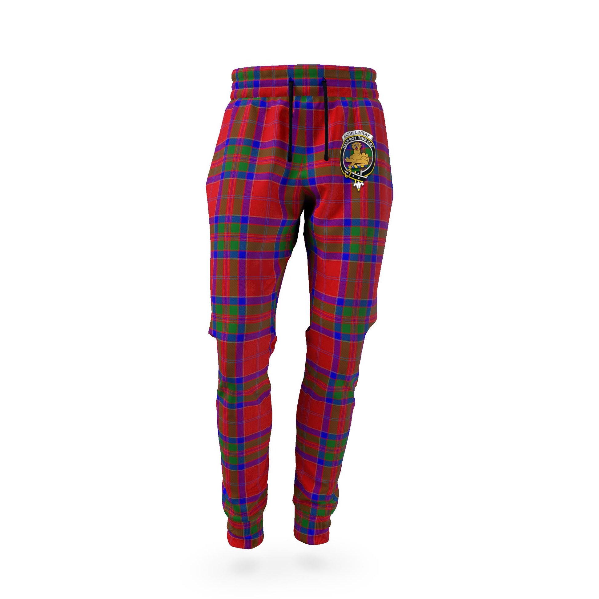 MacGillivray (McGillivray) Tartan Joggers Pants with Family Crest - Tartan Vibes Clothing