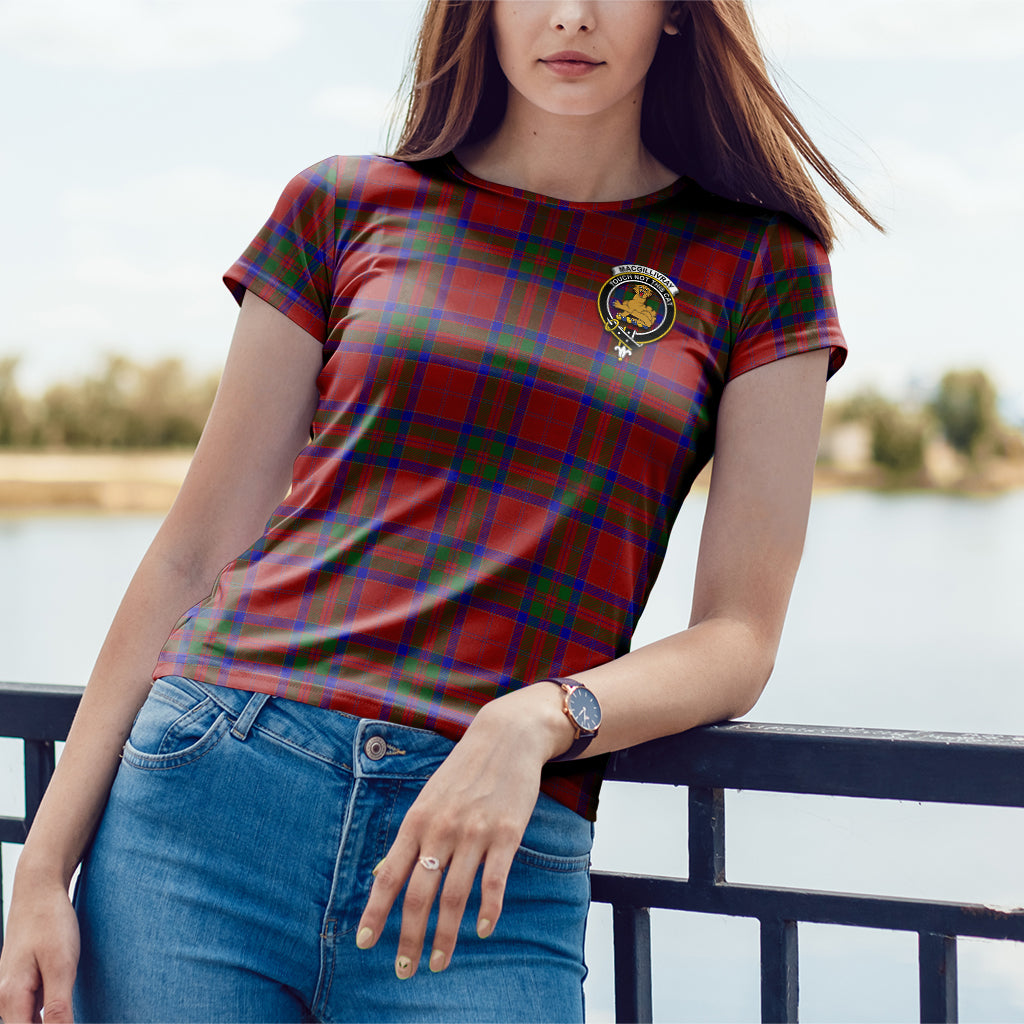 MacGillivray (McGillivray) Tartan T-Shirt with Family Crest - Tartan Vibes Clothing