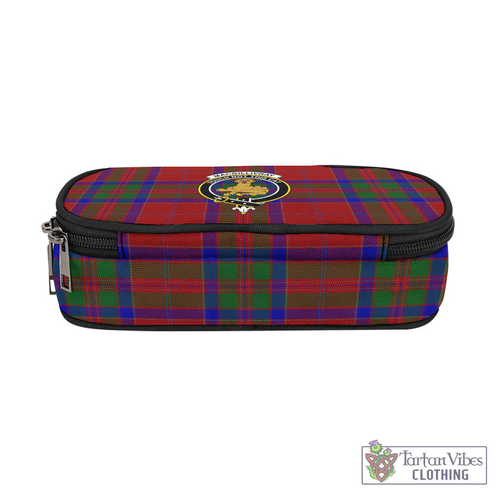 Tartan Vibes Clothing MacGillivray Tartan Pen and Pencil Case with Family Crest