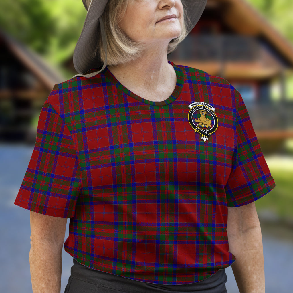 MacGillivray (McGillivray) Tartan T-Shirt with Family Crest - Tartan Vibes Clothing