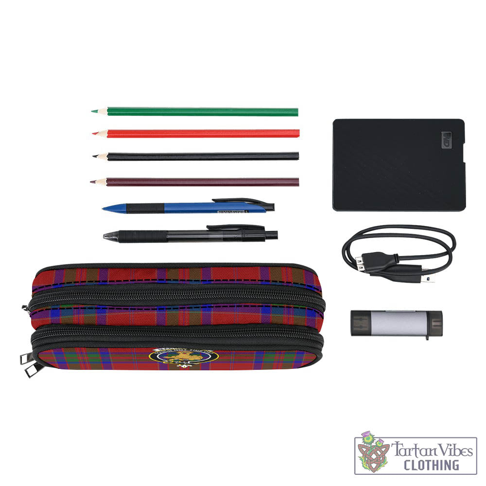 Tartan Vibes Clothing MacGillivray Tartan Pen and Pencil Case with Family Crest