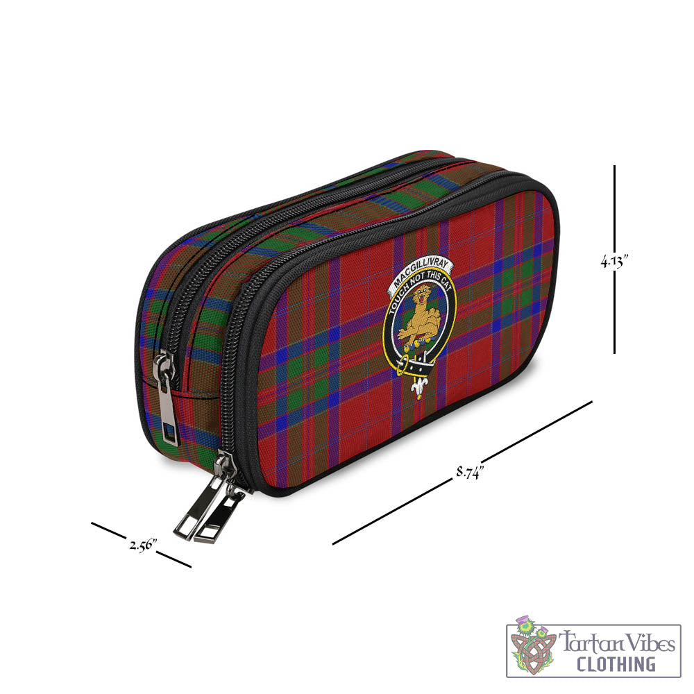 Tartan Vibes Clothing MacGillivray Tartan Pen and Pencil Case with Family Crest