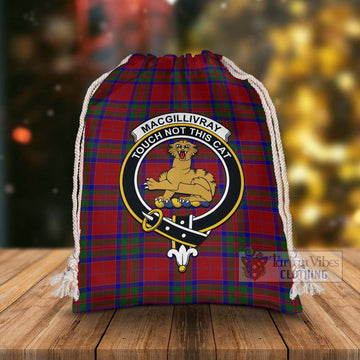 Tartan Vibes Clothing MacGillivray (McGillivray) Tartan Christmas Santa's Bag with Family Crest