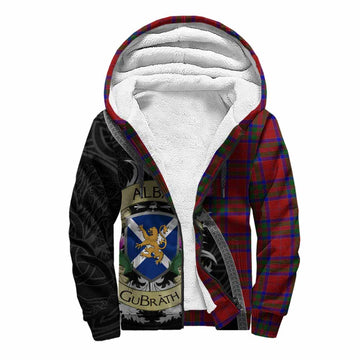 MacGillivray (McGillivray) Tartan Family Crest Sherpa Hoodie Lion Rampant Royal Thistle Shield Celtic Inspired