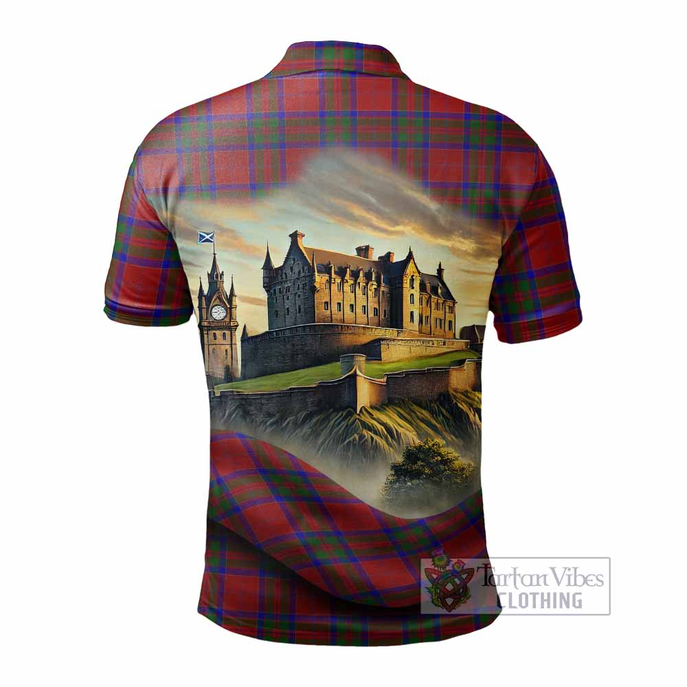 Tartan Vibes Clothing MacGillivray (McGillivray) Tartan Family Crest Polo Shirt with Scottish Ancient Castle Stype