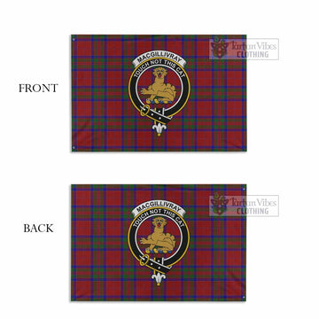 MacGillivray (McGillivray) Tartan House Flag with Family Crest