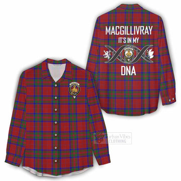 MacGillivray (McGillivray) Tartan Women's Casual Shirt with Family Crest DNA In Me Style