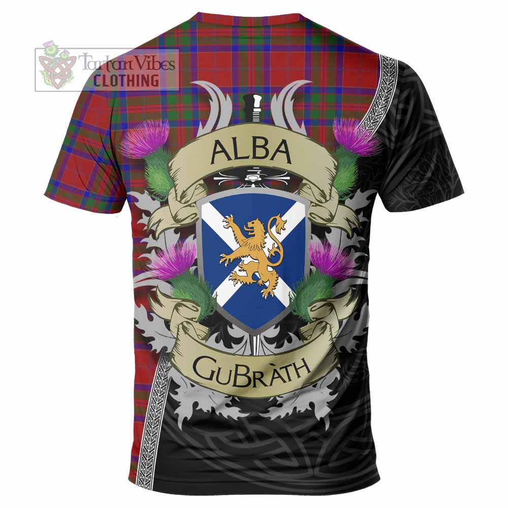 Tartan Vibes Clothing MacGillivray (McGillivray) Tartan Family Crest T-Shirt Lion Rampant Royal Thistle Shield Celtic Inspired