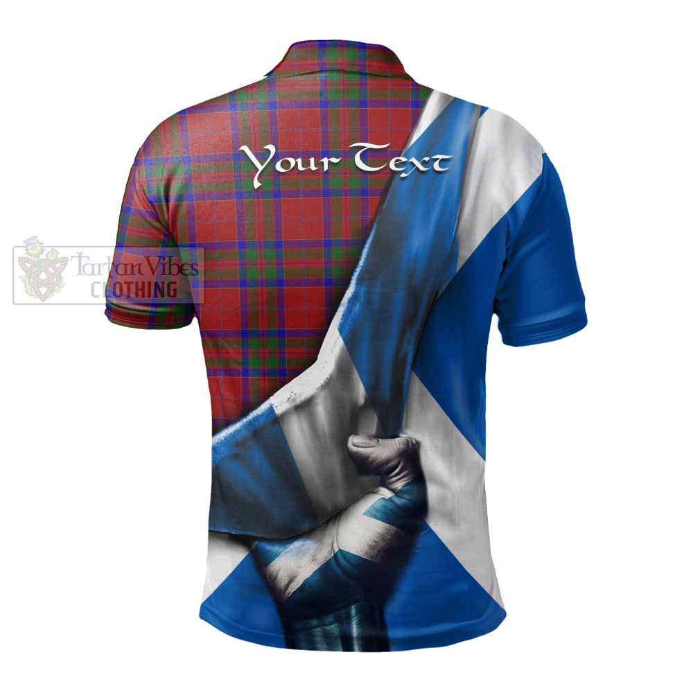 Tartan Vibes Clothing MacGillivray (McGillivray) Tartan Polo Shirt with Family Crest Scotland Patriotic Style