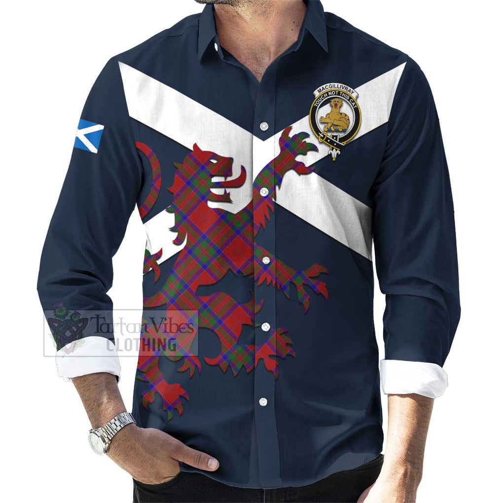 Tartan Vibes Clothing MacGillivray (McGillivray) Tartan Lion Rampant Long Sleeve Button Shirt – Proudly Display Your Heritage with Alba Gu Brath and Clan Name