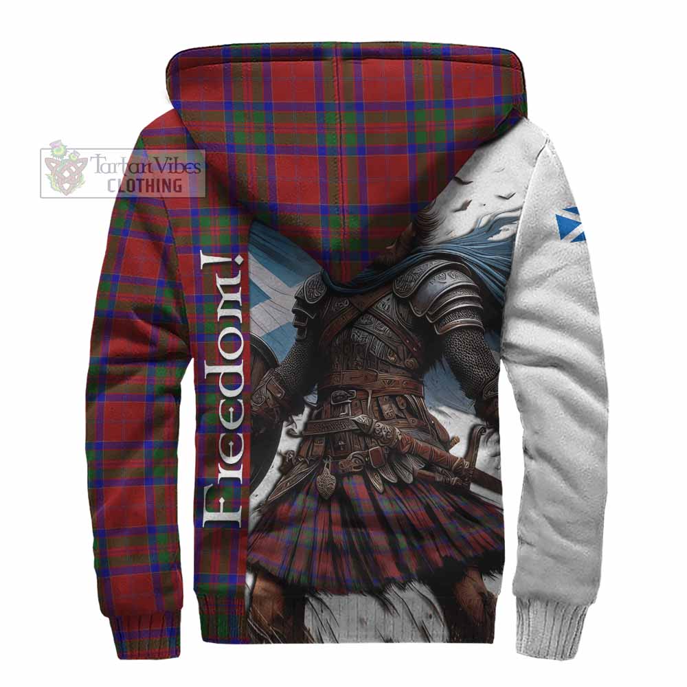 Tartan Vibes Clothing MacGillivray (McGillivray) Crest Tartan Sherpa Hoodie Inspired by the Freedom of Scottish Warrior