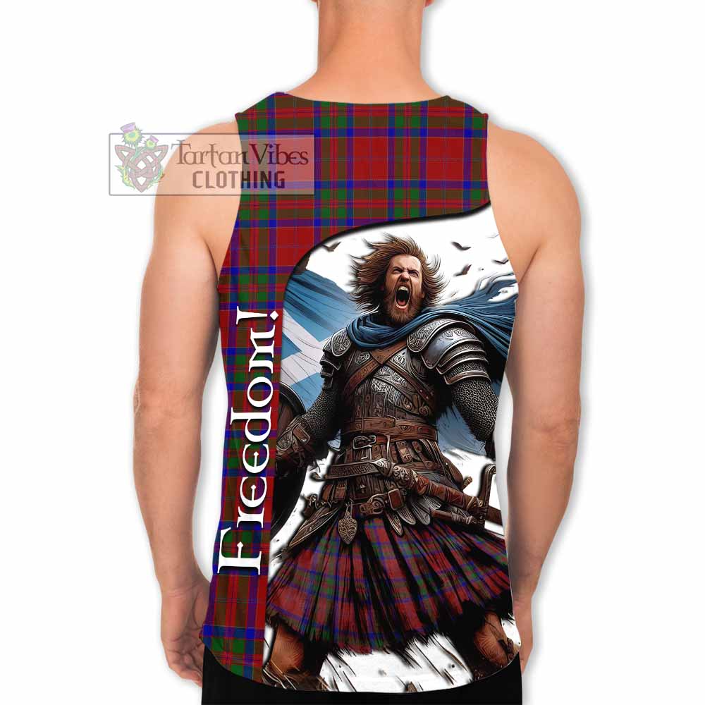 Tartan Vibes Clothing MacGillivray (McGillivray) Crest Tartan Men's Tank Top Inspired by the Freedom of Scottish Warrior
