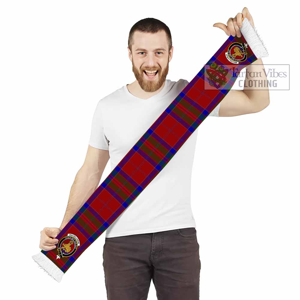 Tartan Vibes Clothing MacGillivray (McGillivray) Tartan Ruffneck Scarf with Family Crest