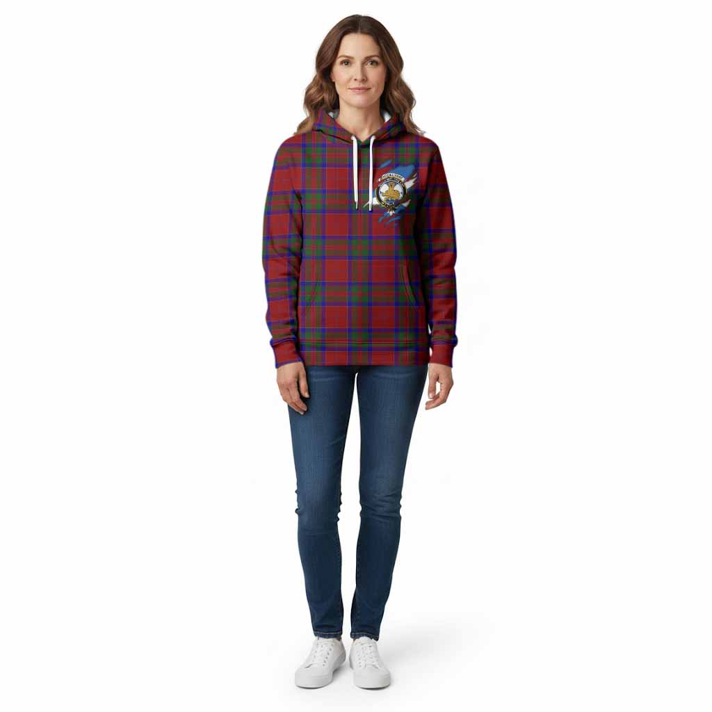 MacGillivray (McGillivray) Clan Crest In Me Tartan Cotton Hoodie Scotland Flag Style