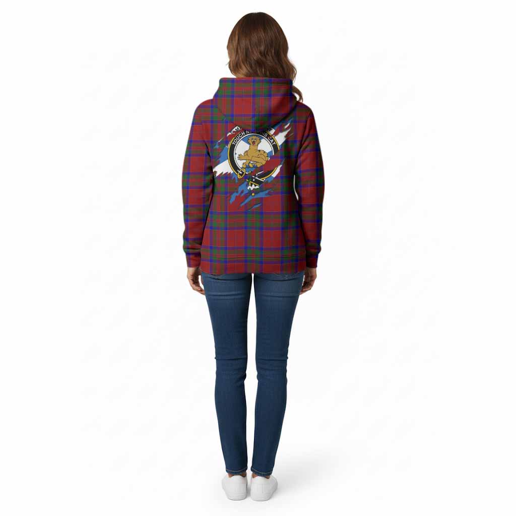 MacGillivray (McGillivray) Clan Crest In Me Tartan Cotton Hoodie Scotland Flag Style