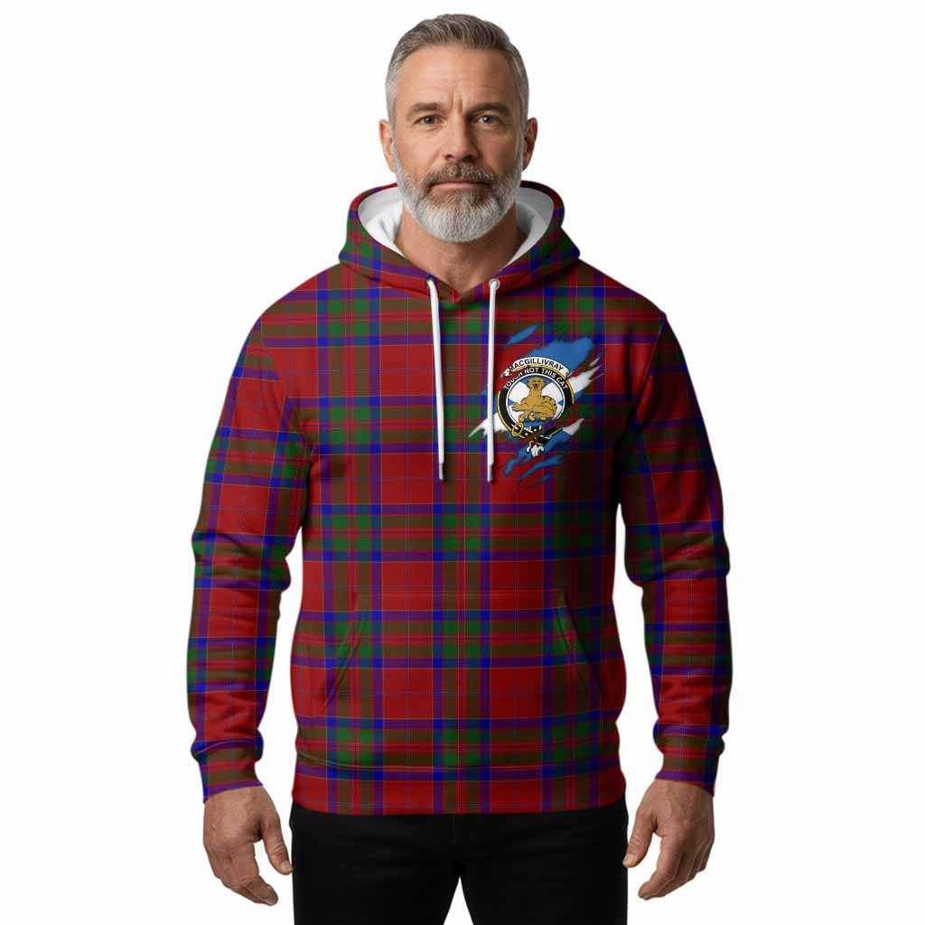 MacGillivray (McGillivray) Clan Crest In Me Tartan Hoodie Scotland Flag Style