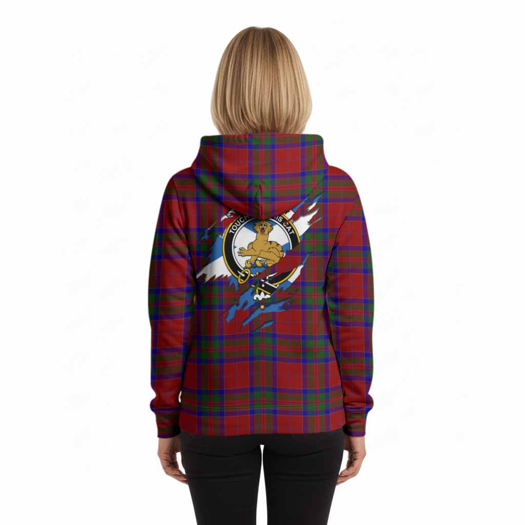 MacGillivray (McGillivray) Clan Crest In Me Tartan Hoodie Scotland Flag Style