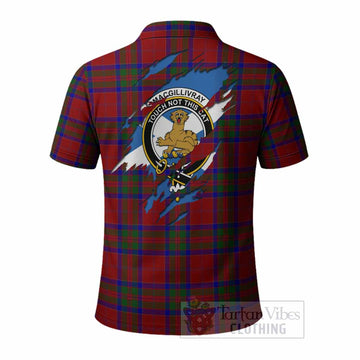 MacGillivray (McGillivray) Clan Crest In Me Tartan Polo Shirt Scotland Flag Style