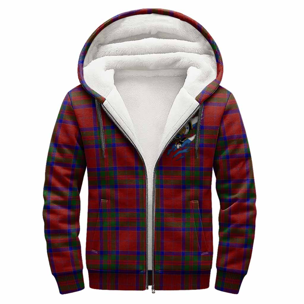 MacGillivray (McGillivray) Clan Crest In Me Tartan Sherpa Hoodie Scotland Flag Style