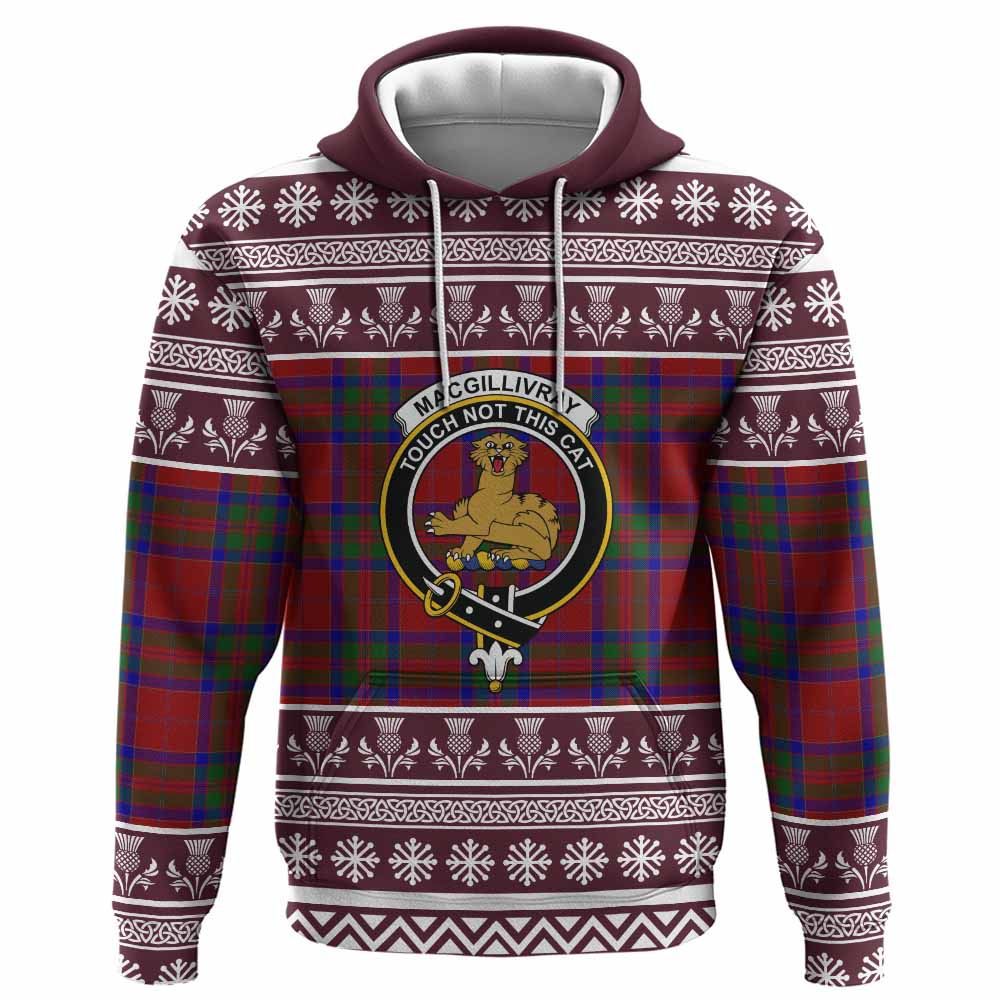 MacGillivray (McGillivray) Clan Tartan Christmas Hoodie with Family Crest - Tartan Vibes Clothing