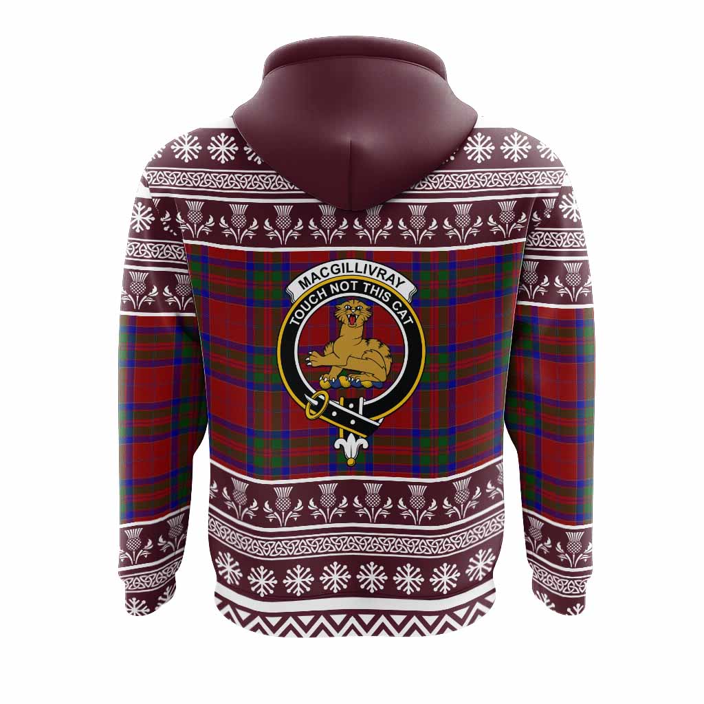 MacGillivray (McGillivray) Clan Tartan Christmas Hoodie with Family Crest - Tartan Vibes Clothing