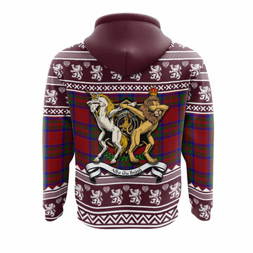 MacGillivray (McGillivray) Clan Tartan Crest Christmas Hoodie Coat of Arms Funny Style