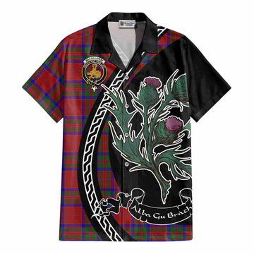 MacGillivray (McGillivray) Family Crest Tartan Cotton Hawaiian Shirt Alba Thistle Inspired - Tartan Vibes Clothing