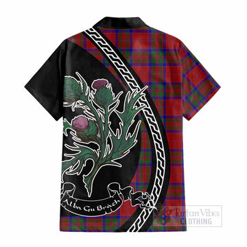 MacGillivray (McGillivray) Family Crest Tartan Cotton Hawaiian Shirt Alba Thistle Inspired - Tartan Vibes Clothing