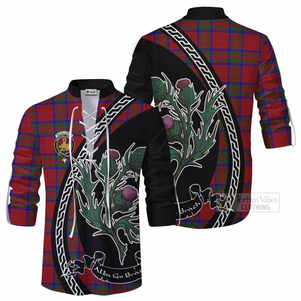 MacGillivray (McGillivray) Family Crest Tartan Ghillie Shirt Alba Thistle Inspired - Tartan Vibes Clothing