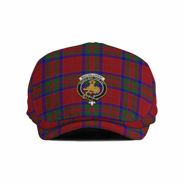 MacGillivray (McGillivray) Family Crest Tartan Jeff Cap, Tartan Flat Cap