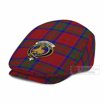MacGillivray (McGillivray) Family Crest Tartan Jeff Cap, Tartan Flat Cap
