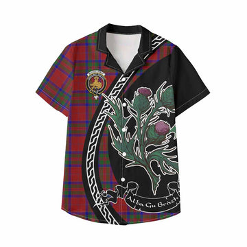 MacGillivray (McGillivray) Family Crest Tartan Kid Hawaiian Shirt Alba Thistle Inspired - Tartan Vibes Clothing