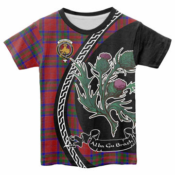 MacGillivray (McGillivray) Family Crest Tartan Kid T-shirt Alba Thistle Inspired