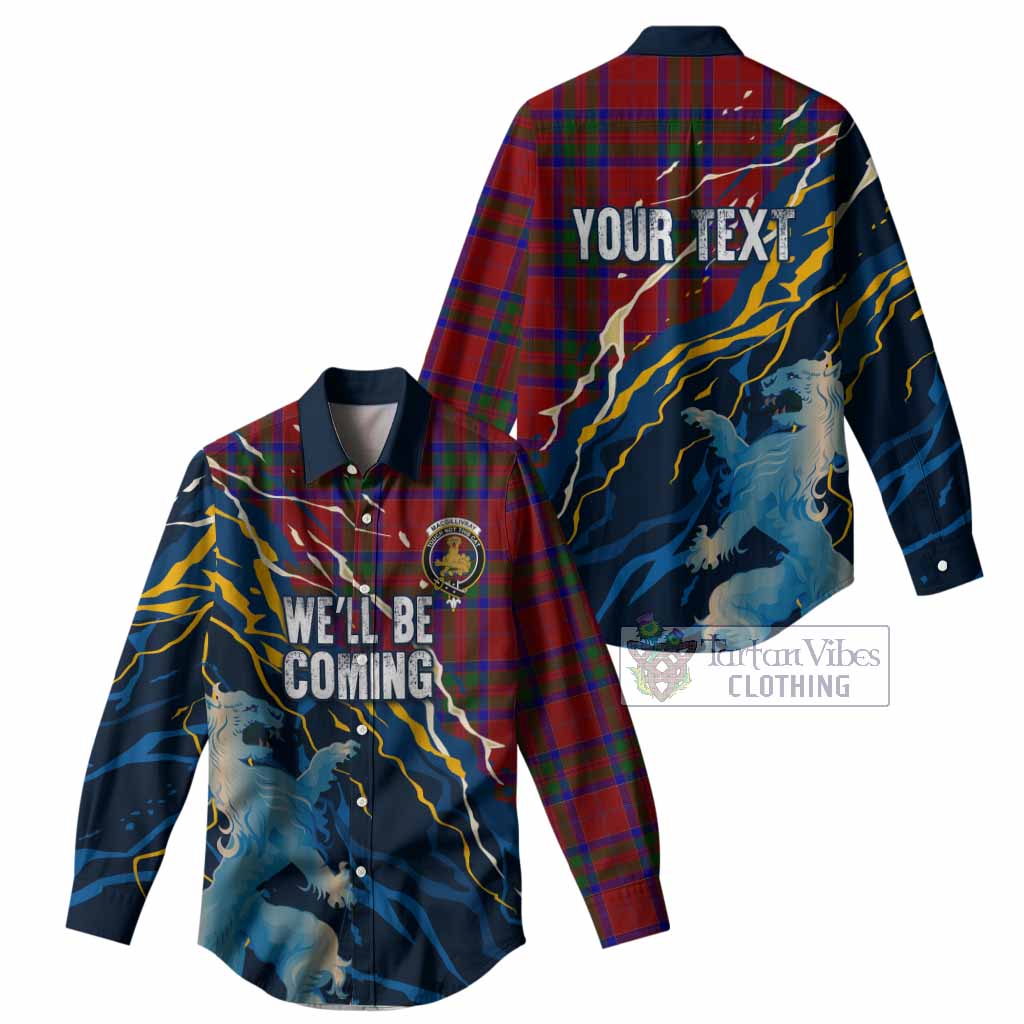 MacGillivray (McGillivray) Scotland Tartan Women Casual Shirt WC2026 Football - We'll Be Coming