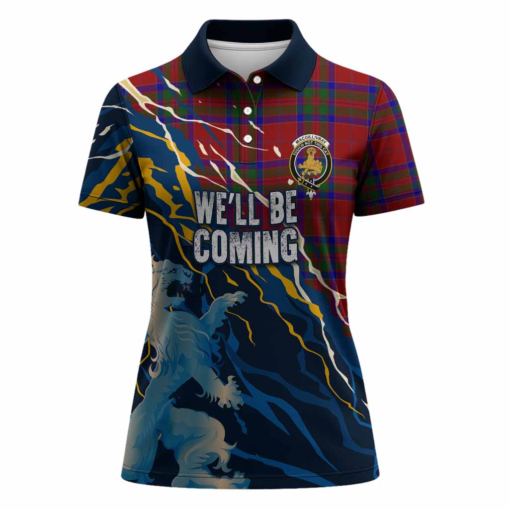 MacGillivray (McGillivray) Scotland Tartan Women Polo Shirt WC2026 Football - We'll Be Coming