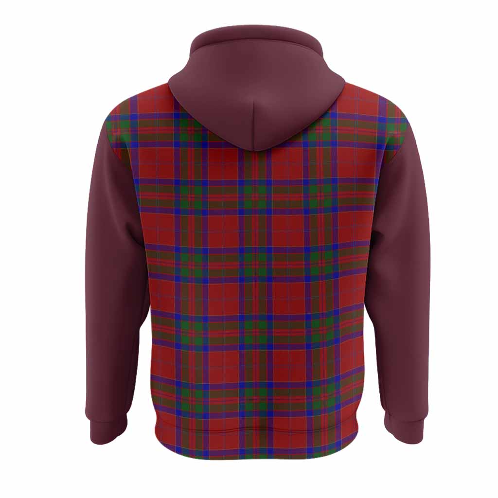 MacGillivray (McGillivray) Tartan Accent Hoodie with Family Crest